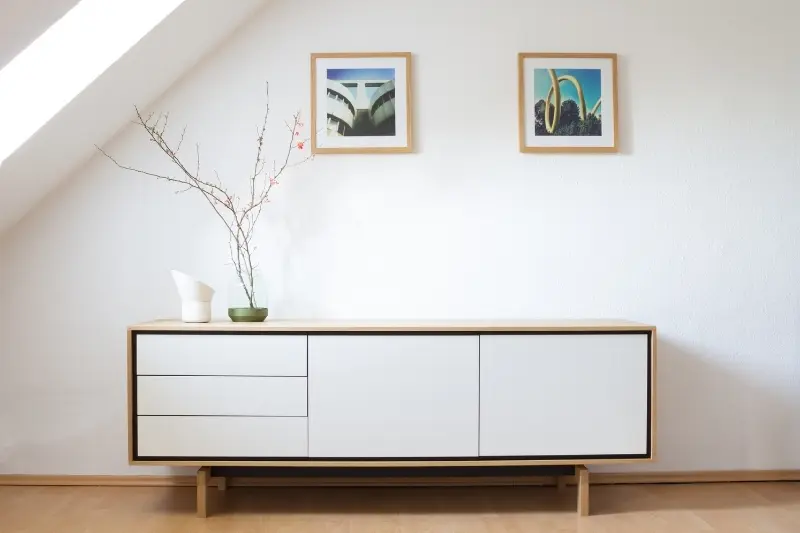 como decorar aparador de sala