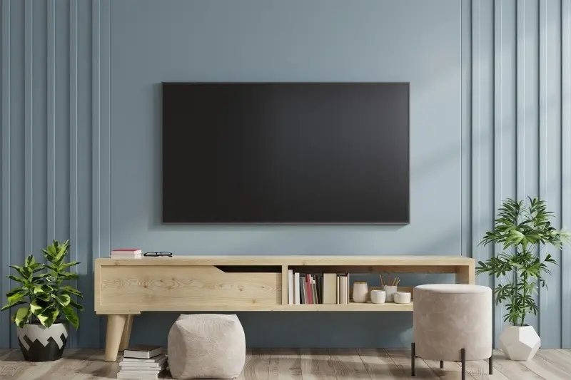 como decorar estante de sala de tv
