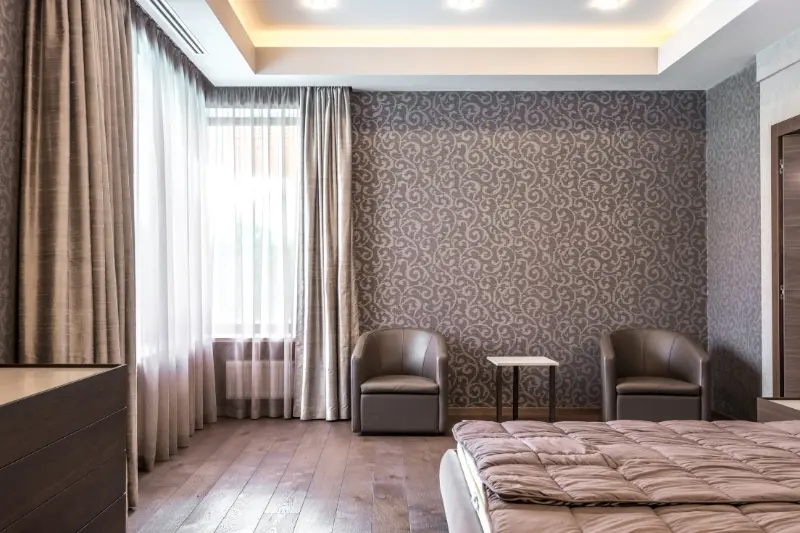 como decorar o quarto com papel de parede