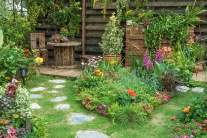 como decorar um jardim pequeno