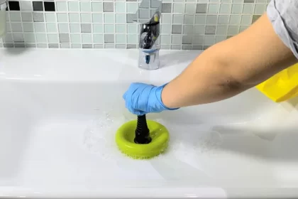 como desentupir pia de banheiro