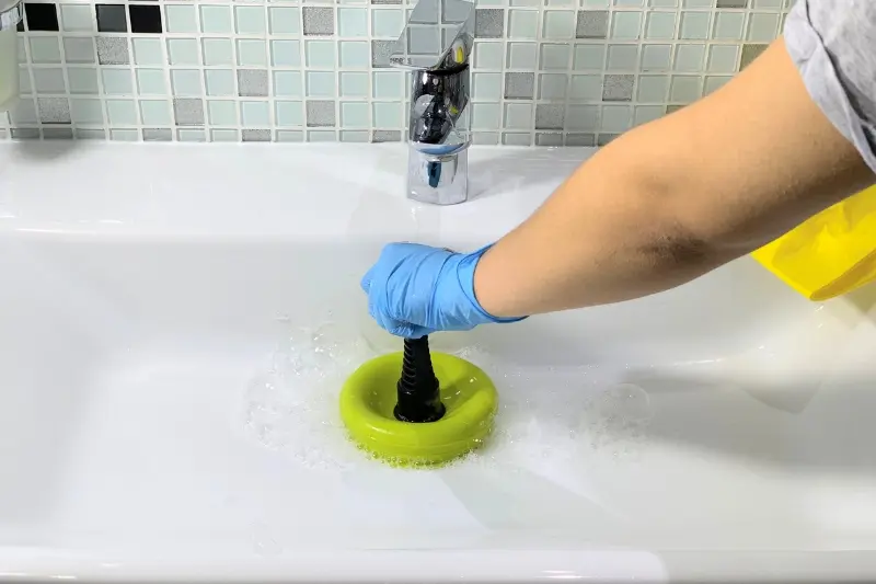 como desentupir pia de banheiro