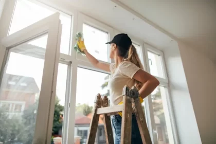como limpar janelas de apartamento por fora