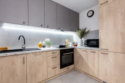 cozinha planejada em apartamento