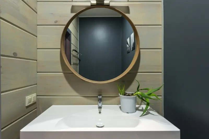 decoração de banheiro simples