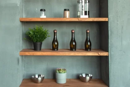 decoração de cozinha com nichos