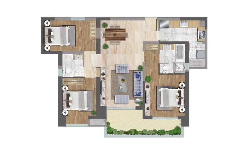quanto custa um apartamento na planta