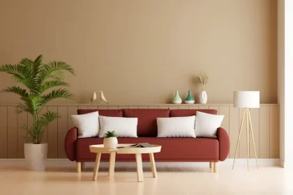 sala minimalista pequena