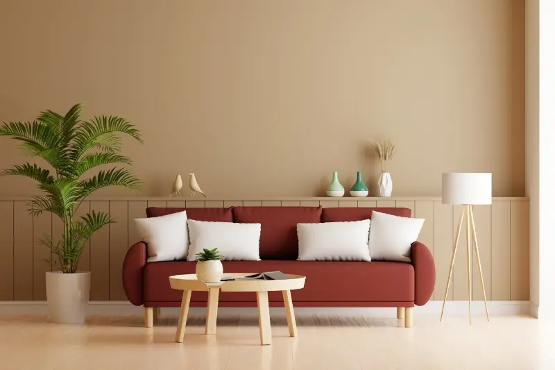 sala minimalista pequena