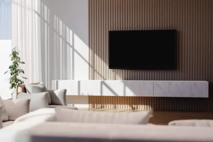 como decorar rack de sala com painel