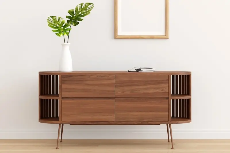 como decorar um aparador de sala