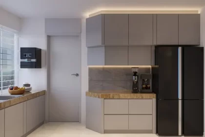 cozinha decorada para apartamento pequeno