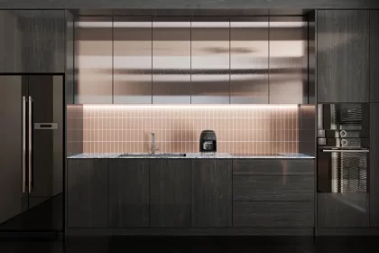 cozinha simples e decorada